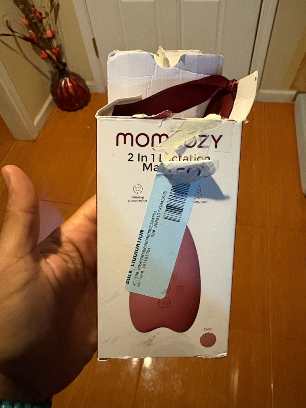 Momcozy 2-in-1 Lactation Massager - Rose